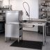 Thumbnail image #2 for Straight Soiled Dishtable with 20 x 20 x 5 Inch Pre-Rinse Sink, 16-Gauge 304 Stainless Steel, Right-to-Left, 60 x 30 Inches