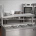 Thumbnail image #2 for Eagle Group 63-1/2-Inch Stainless Steel Removable Dish Shelf for HT4 Hot Food Table