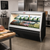 Thumbnail image #2 for Howard-McCray 35 Series 71-Inch Double Duty Deli Meat & Cheese Service Case, Self-Contained Refrigerated, LED Lighting, Black Exterior, White Interior