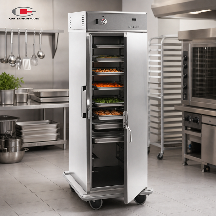 Product image #2 for Carter-Hoffmann Mobile Insulated Heated Holding Cabinet with Top-Mounted Forced-Air Heat