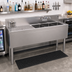 Thumbnail image #2 for Glastender Three-Compartment Stainless Steel Underbar Sink Unit with Left Drainboard, 60W x 19D