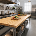 Thumbnail image #2 for Boos Block 120-Inch x 25-Inch Edge Grain Maple Kitchen Countertop, 1-1/2-Inch Thick, Oil Finish