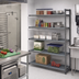 Thumbnail image #2 for Cambro Camshelving Basics Plus 5-Tier Vented Polymer Add-On Shelving Unit, 18