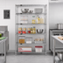 Thumbnail image #2 for Quantum 5-Shelf Chrome Plated Wire Shelving Starter Kit, 72W x 36D x 86H