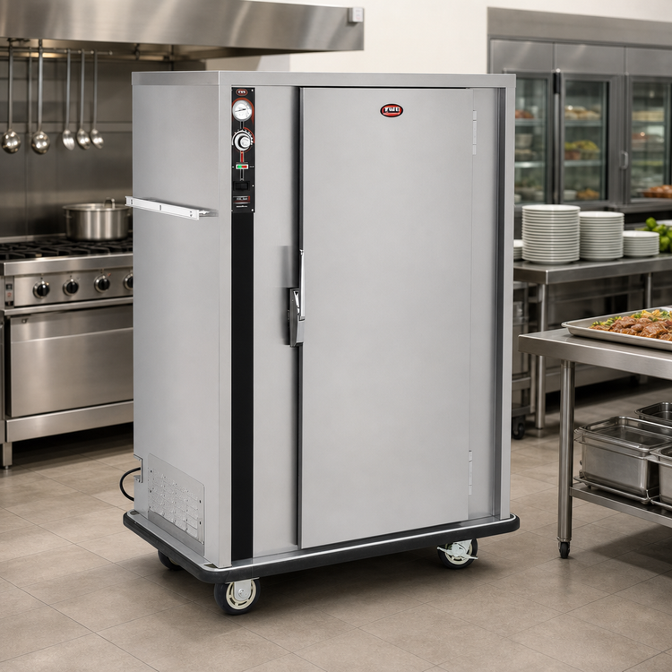 Product image #3 for FWE P-Series P-90-XL Mobile Insulated Banquet Cart Holding Cabinet for 72-90 Covered Plates