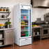 Thumbnail image #2 for Beverage-Air Marketeer MT23-1W 1-Section Glass Door Refrigerated Merchandiser, 19.2 Cu. Ft., White