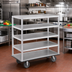 Thumbnail image #2 for Channel Manufacturing Queen Mary 4-Shelf Aluminum Banquet / Utility Cart, 62 x 28 x 66 Inches