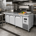 Thumbnail image #2 for Turbo Air J Series Extra-Deep Three-Section Side Mount Undercounter Freezer, 93-Inch Wide, 30 Cu. Ft.