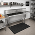 Thumbnail image #2 for John Boos B-Series 3-Compartment Floor Sink with Right-Hand Drainboard, 16 Gauge Stainless Steel