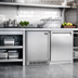 Thumbnail image #2 for Summit Commercial 18-Inch Panel-Ready Undercounter Clear Ice Maker with Stainless Steel Cabinet