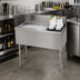 Thumbnail image #2 for Advance Tabco Prestige Supreme 42-Inch Stainless Steel Bar Ice Chest with Right-Side Bottle Storage Rack