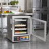 Thumbnail image #2 for Panco HCUELSN-RA3.00 Extended Undercounter Non-Insulated Heated Holding Cabinet with Polycarbonate Window Door