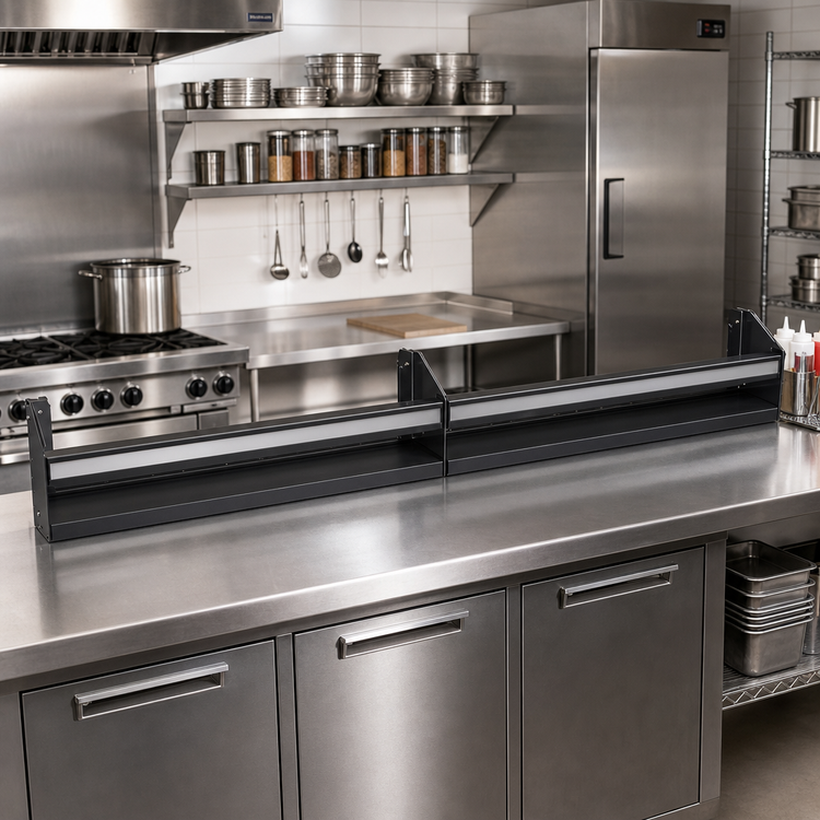Product image #2 for Glastender 66-Inch Single Stainless Steel Speed Rail