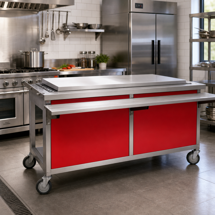 Product image #2 for Director's Choice DCS3-FTU 50" Mobile Self-Contained Frost Top Unit