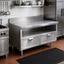 Thumbnail image #2 for 72-Inch Long Dry-Drawer Base Utility Stand with Three Dry Drawers, 32-Inch Deep, 304 Stainless Steel