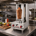 Thumbnail image #2 for American Range AVB-2 Countertop Gas Vertical Broiler with 2 Burners, 65 lb. Capacity