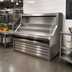 Thumbnail image #2 for Howard-McCray Ovation Series 51-Inch Remote Refrigerated Open Impulse Merchandiser, 44-Inch High, Straight Plexi, Stainless Steel