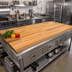 Thumbnail image #2 for John Boos Appalachian Red Oak Blended Edge Grain Kitchen Countertop, 84 x 25 x 1-1/2 Inch, Oil Finish