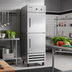 Thumbnail image #2 for Kelvinator Commercial 27-Inch One-Section Reach-In Refrigerator, Self-Contained Bottom Mount, Solid Half Doors, 21 Cu. Ft.
