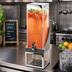 Thumbnail image #2 for Ashwood 3-Gallon Square Beverage Dispenser with Infusion Chamber, Drip Tray, and Wood Base