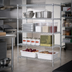 Thumbnail image #2 for Metro Super Erecta 4-Shelf Stationary Starter Wire Shelving Unit, 48 x 24 x 63 Inches, Super Erecta Brite Finish