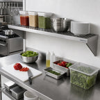 Thumbnail image #2 for Fermod Fermostock 64262-R1 52 Inch x 14 Inch Horizontal Vented Modular Shelf with Removable Polymer Inserts