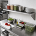 Thumbnail image #2 for Fermostock 52 Inch x 14 Inch Horizontal Vented Modular Shelf with Removable Polymer Inserts