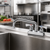 Thumbnail image #2 for Krowne Royal Series Deck-Mount Manual Faucet with 8-Inch Swing Spout, 4-Inch Centers