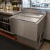 Thumbnail image #2 for BK Resources 36-Inch Wide Stainless Steel Underbar Ice Bin with 120 lb. Capacity and Sliding Cover