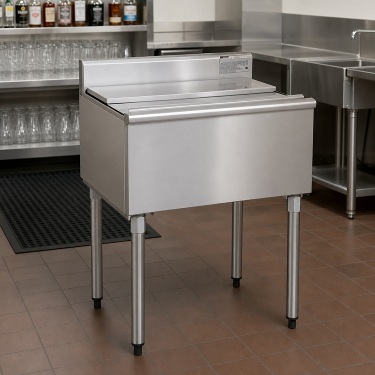 Product image #2 for Eagle Group 1800 Series 36-Inch W x 20-Inch D Underbar Ice Chest with 8-Inch Deep Insulated Bin
