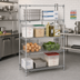 Thumbnail image #2 for Metro Super Adjustable Super Erecta 36-Inch Wide x 21-Inch Deep x 63-Inch High 4-Shelf Starter Wire Shelving Unit, Chrome-Plated