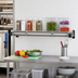 Thumbnail image #2 for Cambro Camshelving Elevation Wall-Mounted Solid Add-On Shelf Kit, 18 x 24 Inches, Brushed Graphite
