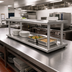 Thumbnail image #2 for Double-Tier Pass-Thru Shelf, 144 x 24 Inches, Stainless Steel