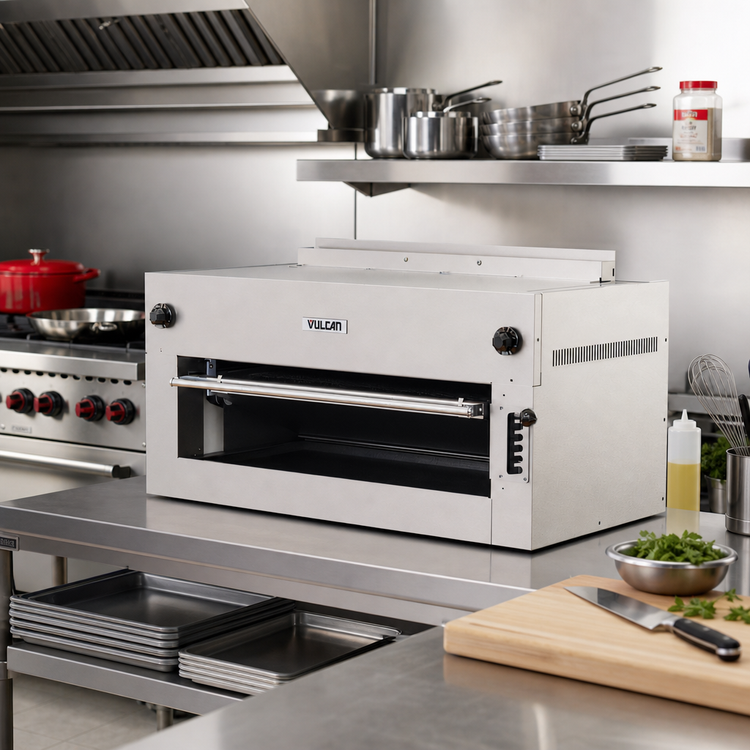 Product image #2 for Vulcan 36-Inch Electric Salamander Broiler, 480V, 3-Phase, Field Convertible to 1-Phase