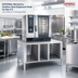 Thumbnail image #2 for RATIONAL MarineLine Stainless Steel Equipment Stand for Size 2-S with 10 Pairs of 1/1 GN Support Rails