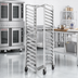 Thumbnail image #2 for Channel Manufacturing Extra Heavy-Duty Nesting Aluminum End-Load Bun Pan Rack, 30-Pan Capacity
