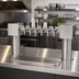 Thumbnail image #2 for Krowne Hammer Head 6-Faucet Glycol-Cooled Countertop Beer Tower, 34-Inch OA Length, Brushed Stainless Steel