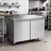 Thumbnail image #2 for Omcan USA 12 Cu. Ft. Two-Section Under Counter Reach-In Refrigerator