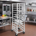 Thumbnail image #2 for Channel Manufacturing UTR-5 Aluminum Standard Series End-Load Bun Pan / Steam Table Pan Rack, 5-Position, 20.5 x 26 x 36 Inches