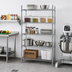 Thumbnail image #2 for Redipak 5-Tier Stationary Wire Shelving Unit, 36 x 24 x 63 Inches, Chrome Finish