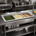 Thumbnail image #2 for Vollrath Short-Side 3-Pan Drop-In Hot Well with Marine-Grade 316 Stainless Wells, Thermostatic Controls, Auto-Fill, and Manifold Drain, 120V