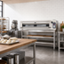 Thumbnail image #2 for Artisan Stone Hearth Single Deck Electric Deck Oven, 3-Pan Capacity, End Load