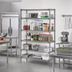 Thumbnail image #2 for Eagle Valu-Master 5-Tier Wire Add-On Shelving Unit, 72W x 21D x 74H, Pewter Gray Epoxy