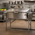 Thumbnail image #2 for Classic 40-Gallon Electric Manual Tilting Skillet with 304 Stainless Steel Pan