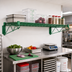 Thumbnail image #2 for Quantum Wall-Mount Cantilever Wire Shelf Kit, 48 x 24 Inches, Green Epoxy Antimicrobial