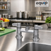Thumbnail image #2 for equip 4-Inch Center Deck Mount Mixing Faucet, Less Nozzle, Swivel Outlet