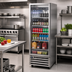 Thumbnail image #2 for Beverage-Air RI18HC-G One-Section Reach-In Refrigerator with Glass Door, 16.85 Cu. Ft., Stainless Steel