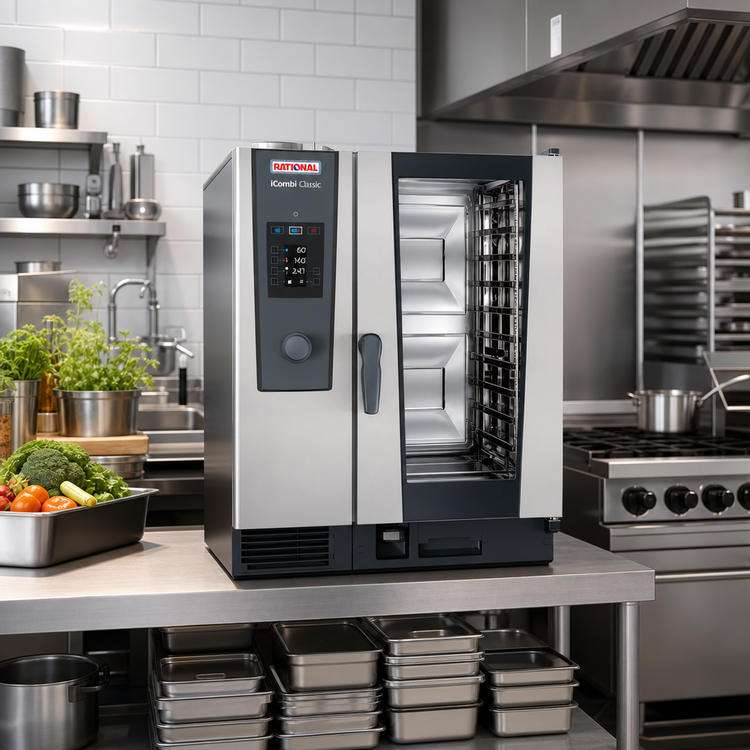 Product image #2 for RATIONAL iCombi Classic 10-Half Size Electric Combi Oven, 208/240V, 3-Phase