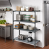 Thumbnail image #2 for Cambro Camshelving Basics Plus 4-Tier Add-On Polymer Shelving Unit, 21
