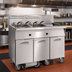 Thumbnail image #2 for Imperial 5-Tank Electric Floor Fryer with Built-In Filter System, 75 lb. Per Tank
